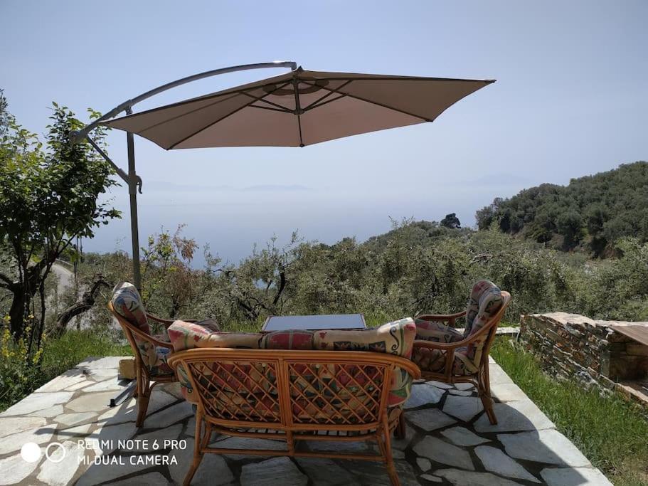 Pelion Mountain & Sea Villa - Private Studio Ano Gatzea Екстериор снимка